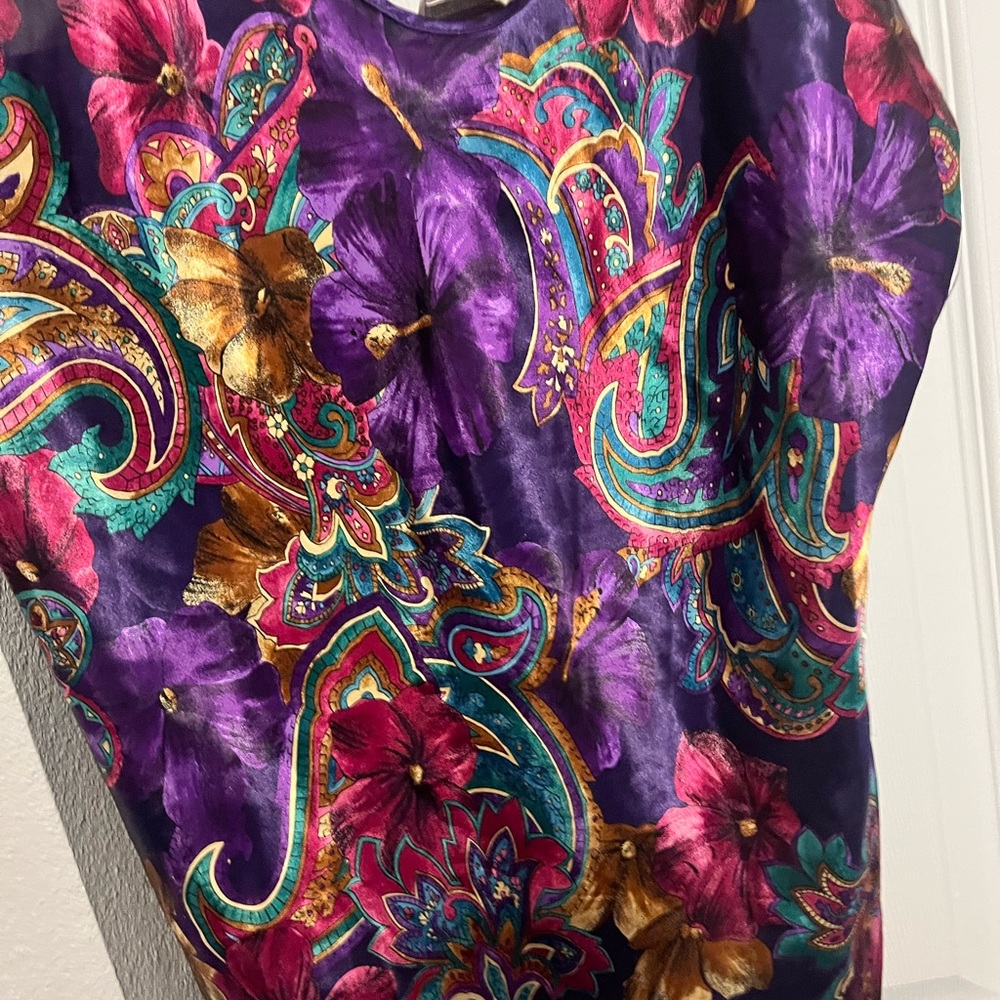 Inner Most Multicolored Print Cami Nightgown Meas… - image 1